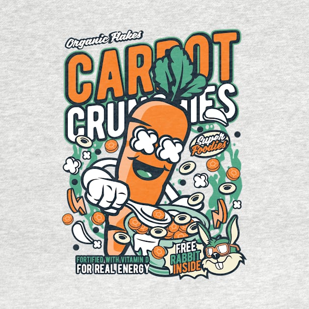 Retro Cereal Box Carrot Crunchies // Junk Food Nostalgia // Cereal Lover by Now Boarding